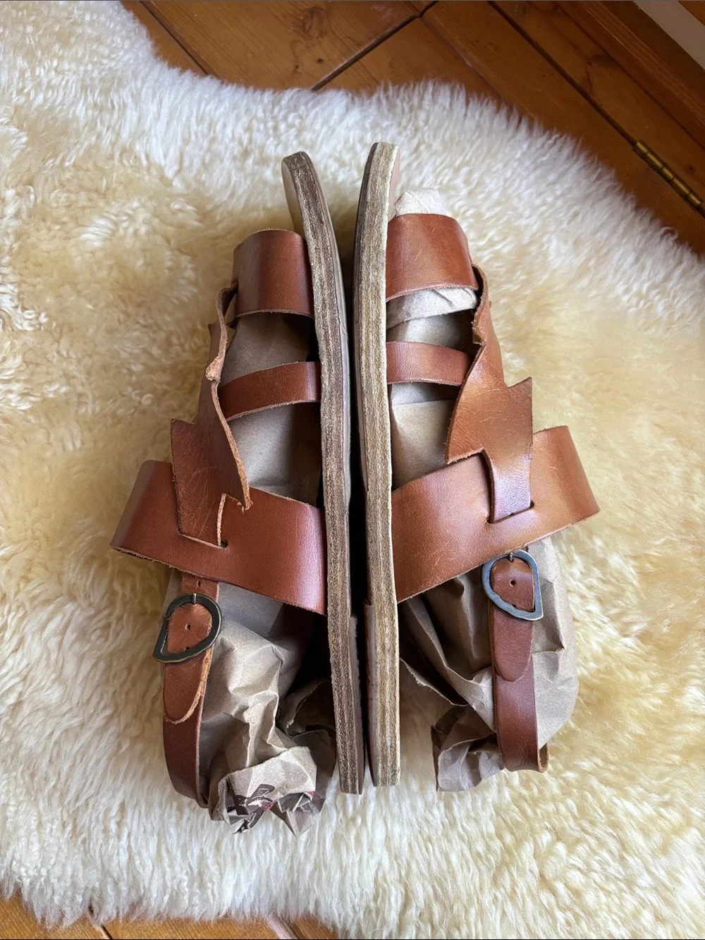 Vintage Greek Lightening Sandals